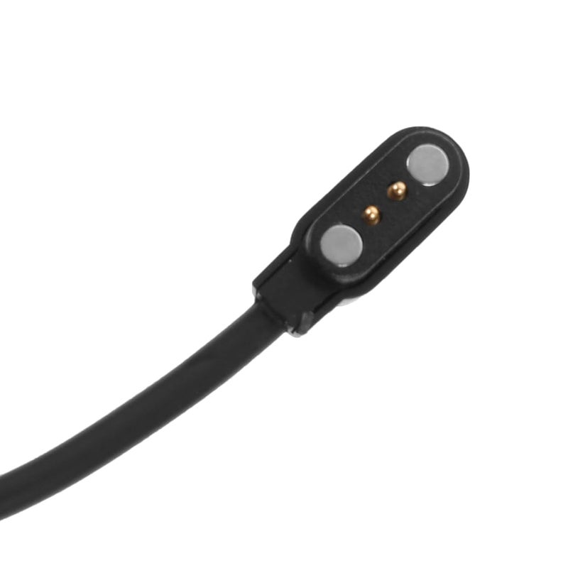 2Pcs Magnetic USB Charging Cable for Smartwatch Universal 2.5-8Mm Connector Black USB Charging Cord Compatible with Smartwatch Charger Magnetic Cable Set for Wearable Devices - Image 3