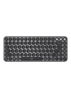 NIBEMINENT 85-Keys Wireless Dual-Mode Office Keyboard with Integrated Soft Rubber Bracket Black  - Image 1