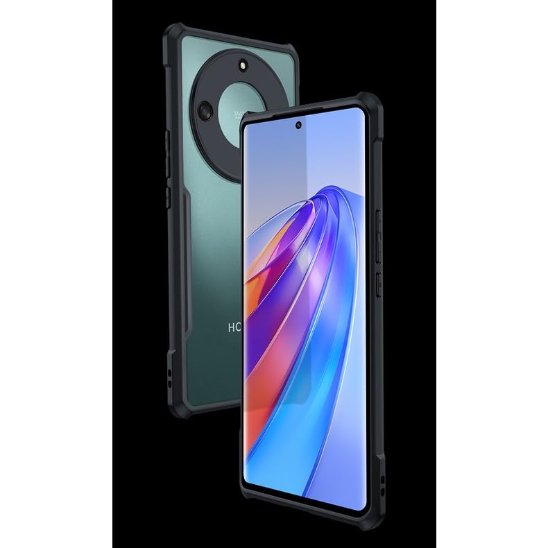 SPAZY CASE غطاء خلفي لهاتف Honor X9b 5G | غطاء صلب شفاف من الكريستال مع حافة TPU، غطاء حماية ضد السقوط لهاتف Honor X9b 5G - Image 5
