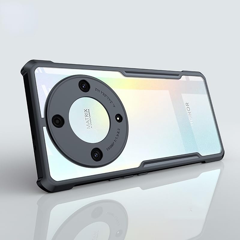 SPAZY CASE غطاء خلفي لهاتف Honor X9b 5G | غطاء صلب شفاف من الكريستال مع حافة TPU، غطاء حماية ضد السقوط لهاتف Honor X9b 5G - Image 2