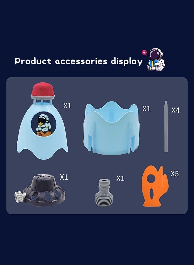 GROIC Water Rocket Sprinkler Toy, Launcher, Launcher Kit, Outdoor Toys, STEM Educational Toy Learning and Childhood Development Toys - Image 4