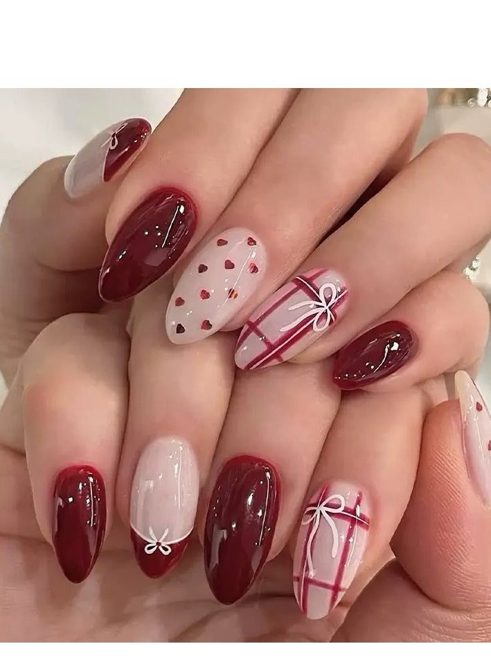 سنسيب نوع الأظافر: أظافر فرنسية ملصقة - حزمة جل ناعم، أظافر فرنسية مزيفة قصيرة، أظافر صالونية الجودة، أظافر ملصقة بسلاسة، أظافر ملصقة بالغراء للنساء، فن الأظافر، تزيين الأظافر. - Image 1