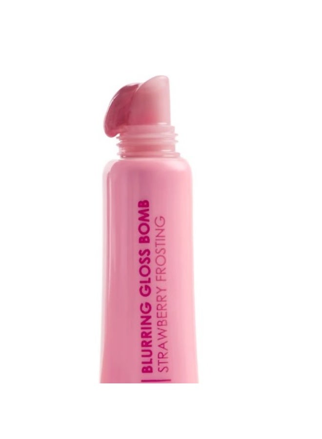 Braes The  Gloss – Strawberry Frosting | Soft-Focus Lip Gloss with High Shine Finish | Smooth,  | Non-Sticky, Lightweight Formula | Sweet Strawberry Tint - Image 3