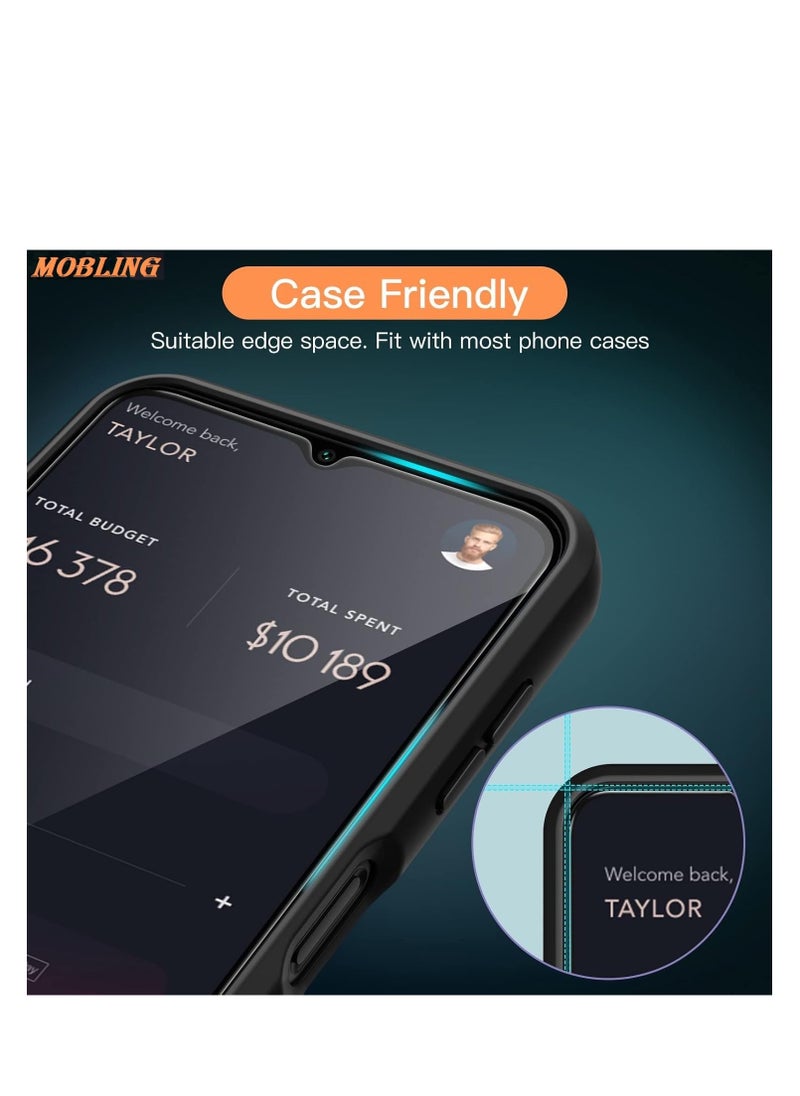 Generic M7molge Full Coverage Glass Screen Protector for Samsung Galaxy A15 - Black Frame  - Image 2