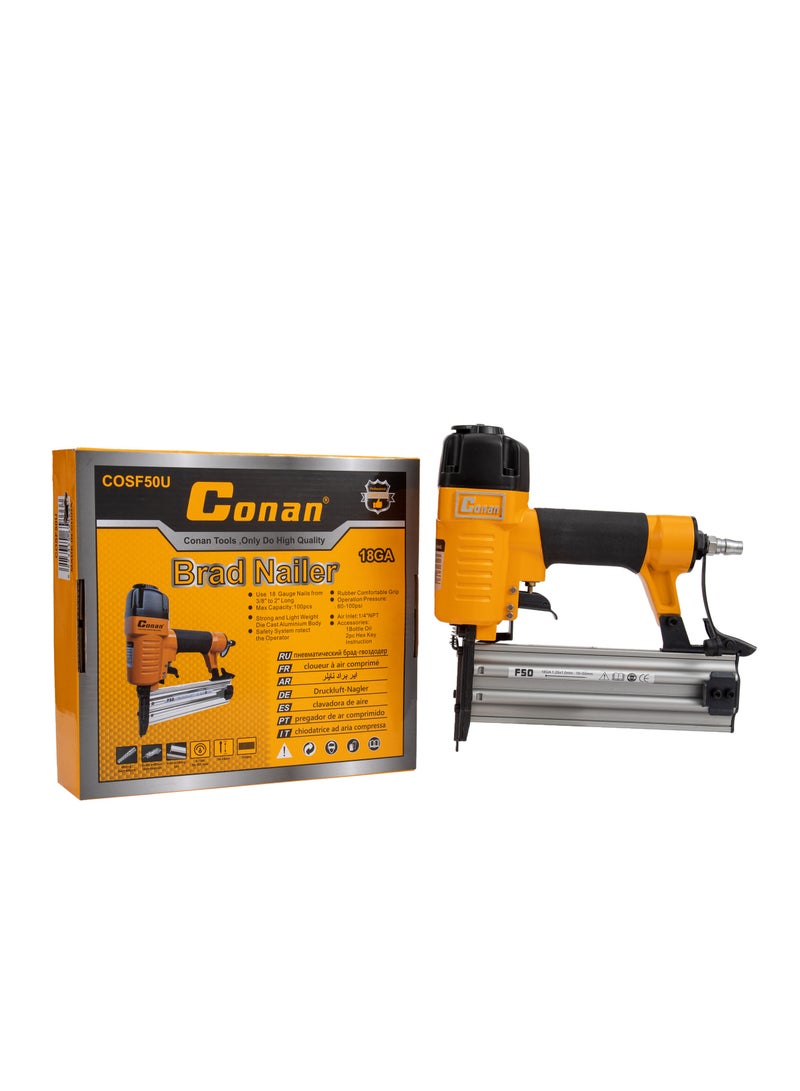 Conan 18GA Brad Nailer - Precision Air Stapler for Professional Woodworking - Image 2