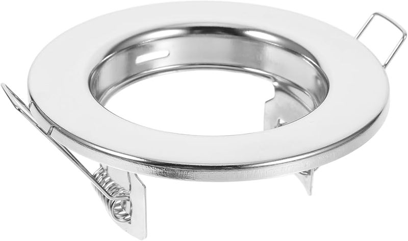 Silver Recessed Light Trim for Iron Housing Easy Install Versatile Design Modern Decor - Image 2