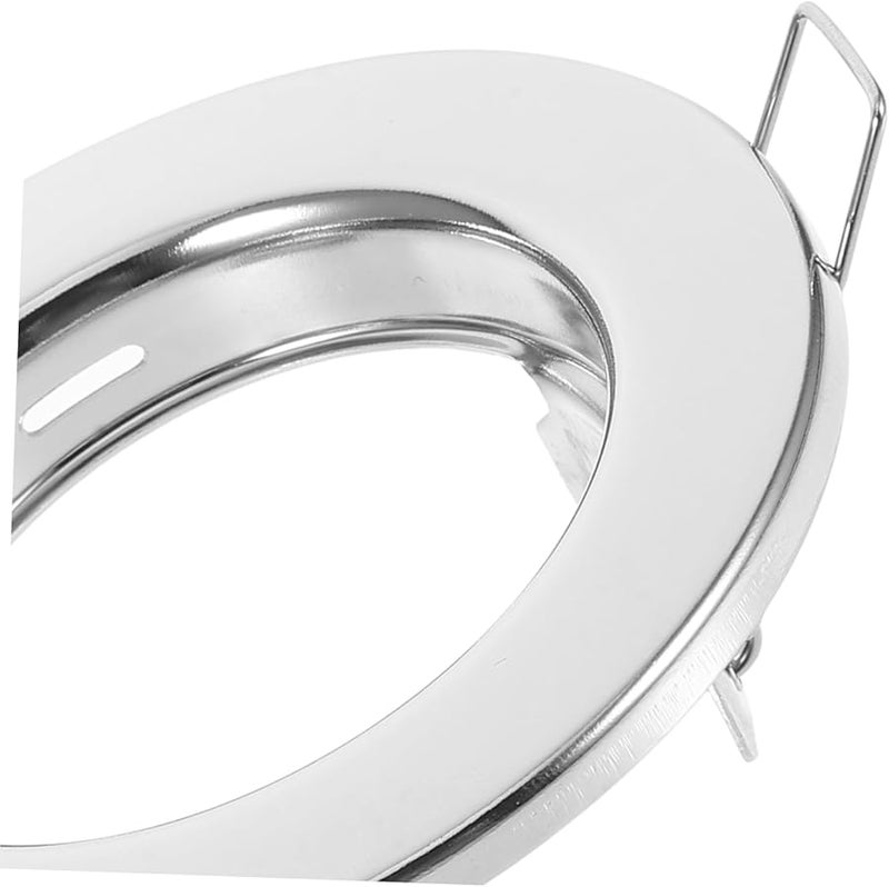 Silver Recessed Light Trim for Iron Housing Easy Install Versatile Design Modern Decor - Image 4