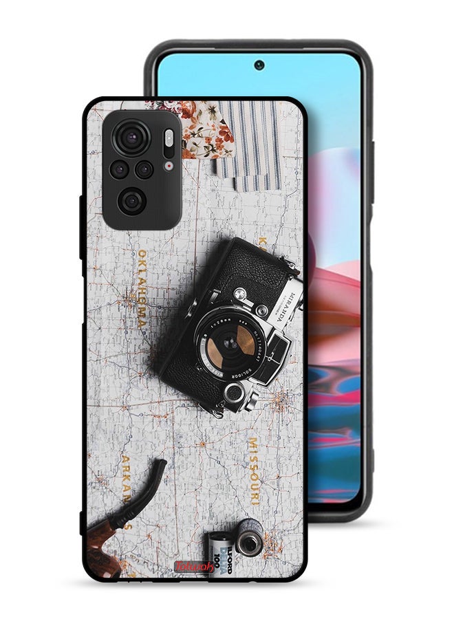 Tolwak Xiaomi Redmi Note 10S Protective Case Cover Vintage Camera - Image 1