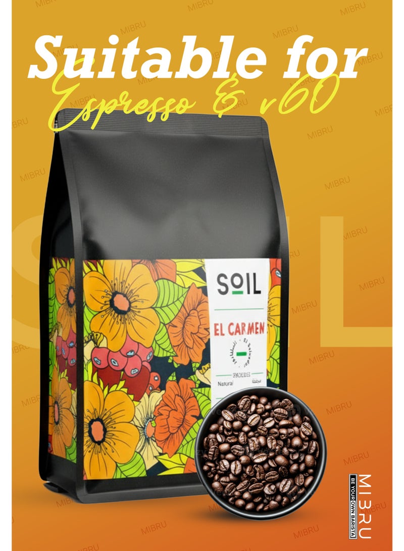 SOIL Coffee bean Elsalvador EL Carmen Dried for Espresso And Filter Corps 250G Unground roasted coffee beans for specialty coffee - Whole Beans - Image 3