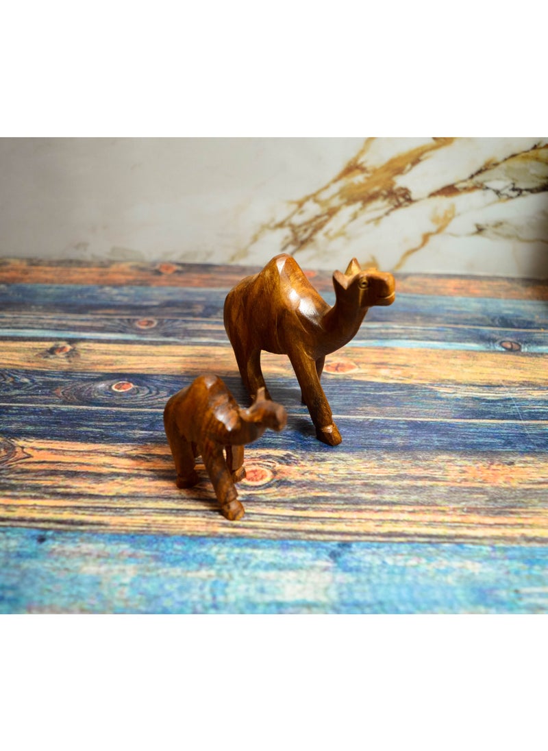 Egypt Antiques Two beauty children playing or natural carving décor manufacture  - Image 2
