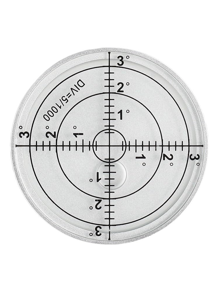 Metal Bubble Level Horizontal Vertical Round For Appliance Turntable Stereo - Image 3