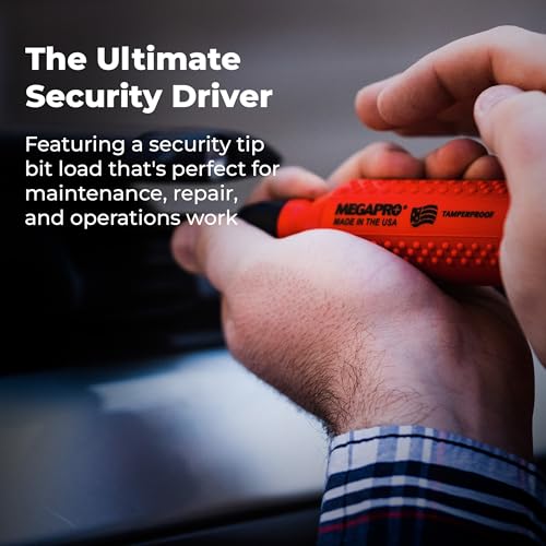 Megapro 151TP - Tamperproof 15-in-1 Multi-bit Screwdriver (Black/Red) - Image 4