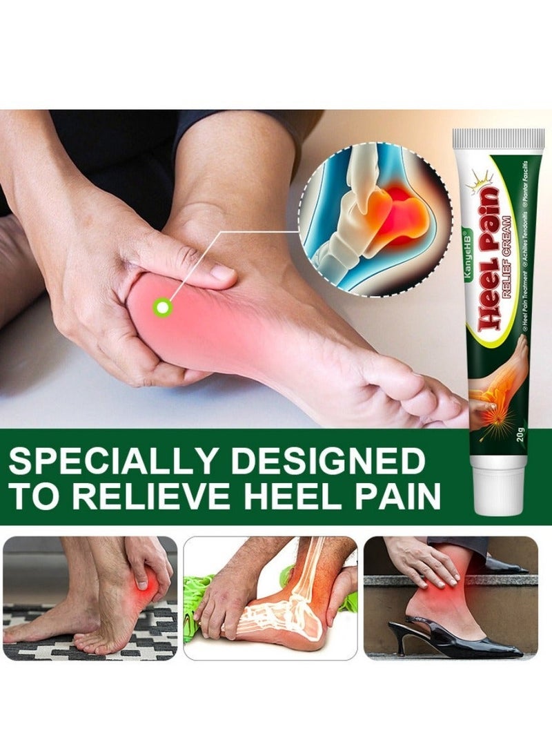 كاني إتش بي Heel Pain Relief Cream, Foot Pain Relief Cream for Relieve Heel and Sole Muscle Pain, 20g - Image 2