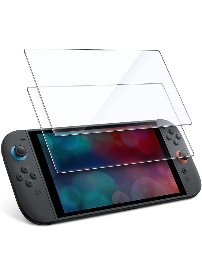 Jetech Screen Protector For Nintendo Switch 2 2025 9H Tempered Glass Film Anti Scratch Hd Clear 2 Pack - Image 1