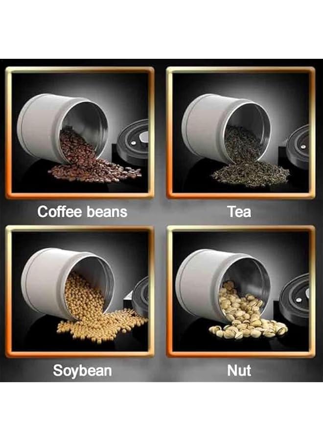 HOOKOR Coffee Storage Canister - Coffee Bean Vaccum Container | Stainless Steel Coffee Storage Jar with Vacuum Pump | Kitchen Airtight Coffee Canister for Coffee, Food, Sugar, Flour (1100ML) - Image 4
