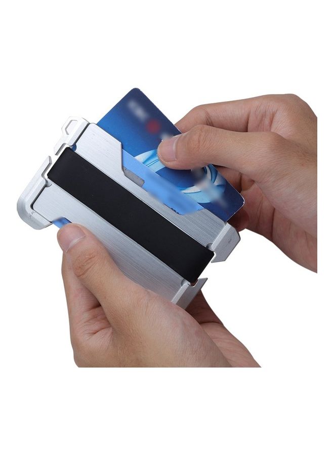 NIBEMINENT Leather Wallet Aluminum Alloy Card Bottle Opener Black - Image 4