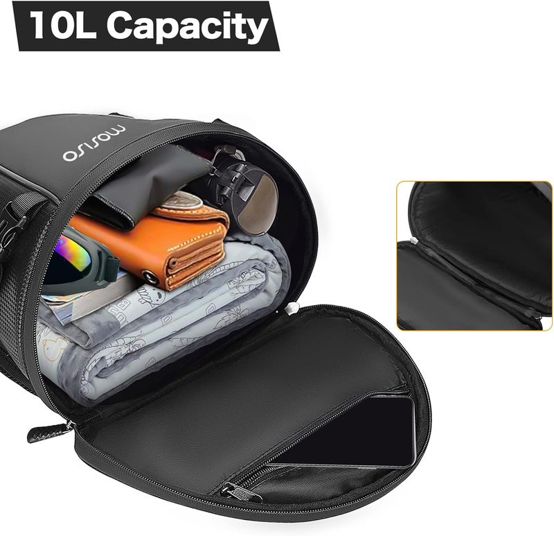 MOSISO Motorcycle Tail Bag - Waterproof Storage Saddle Bag - Image 2