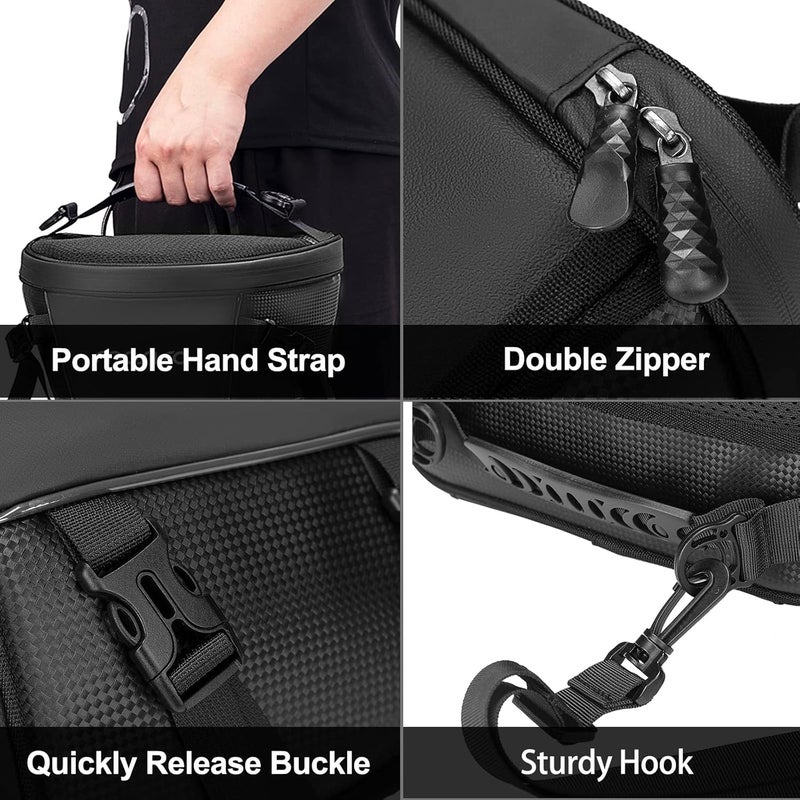 MOSISO Motorcycle Tail Bag - Waterproof Storage Saddle Bag - Image 3