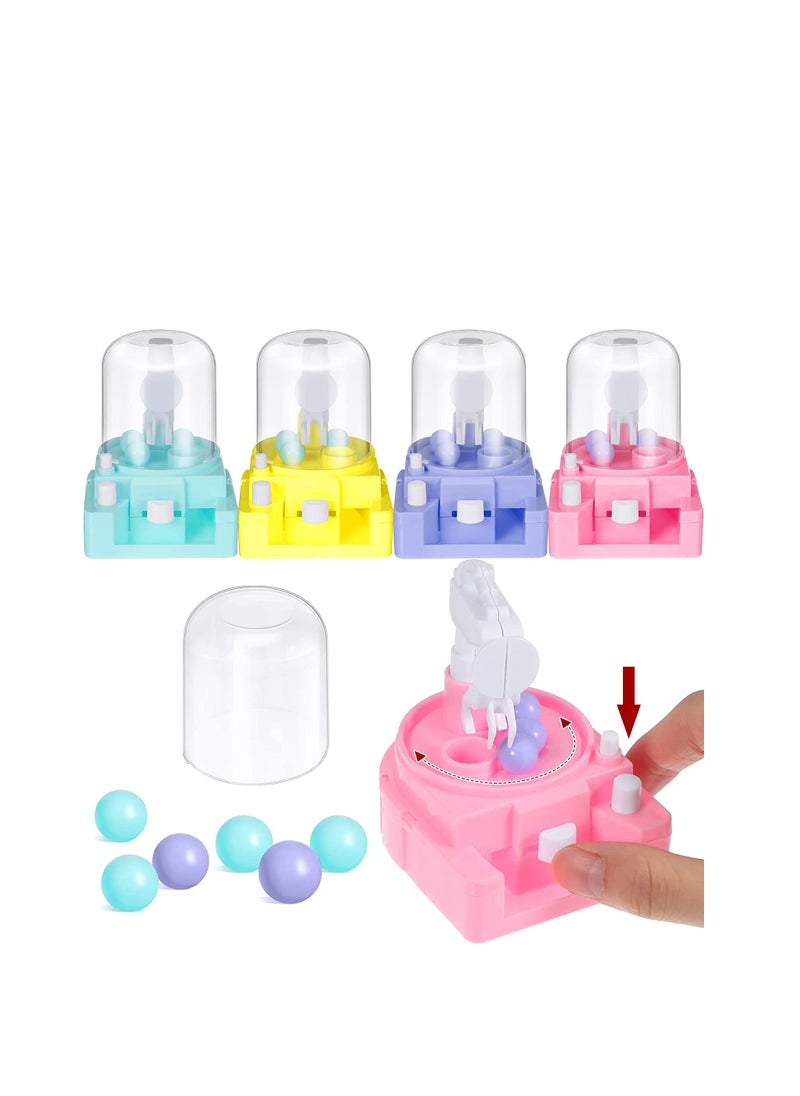 SYOSI SYOSI Claw Machine Pill Dispenser Candy Mini Vending Machine Claw Machine Toy Candy Dispenser Toy for Party Favor Machine Novelty Toys for Girl Boy Gift 4 Pcs  - Image 1