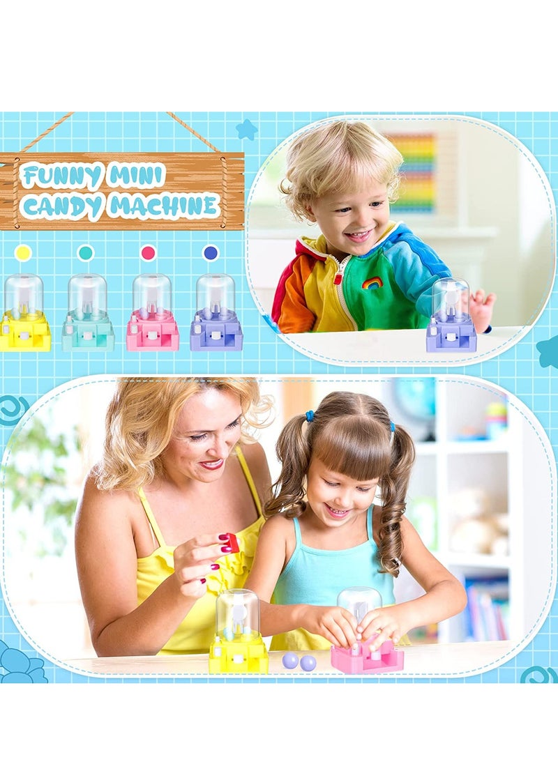 SYOSI SYOSI Claw Machine Pill Dispenser Candy Mini Vending Machine Claw Machine Toy Candy Dispenser Toy for Party Favor Machine Novelty Toys for Girl Boy Gift 4 Pcs  - Image 3
