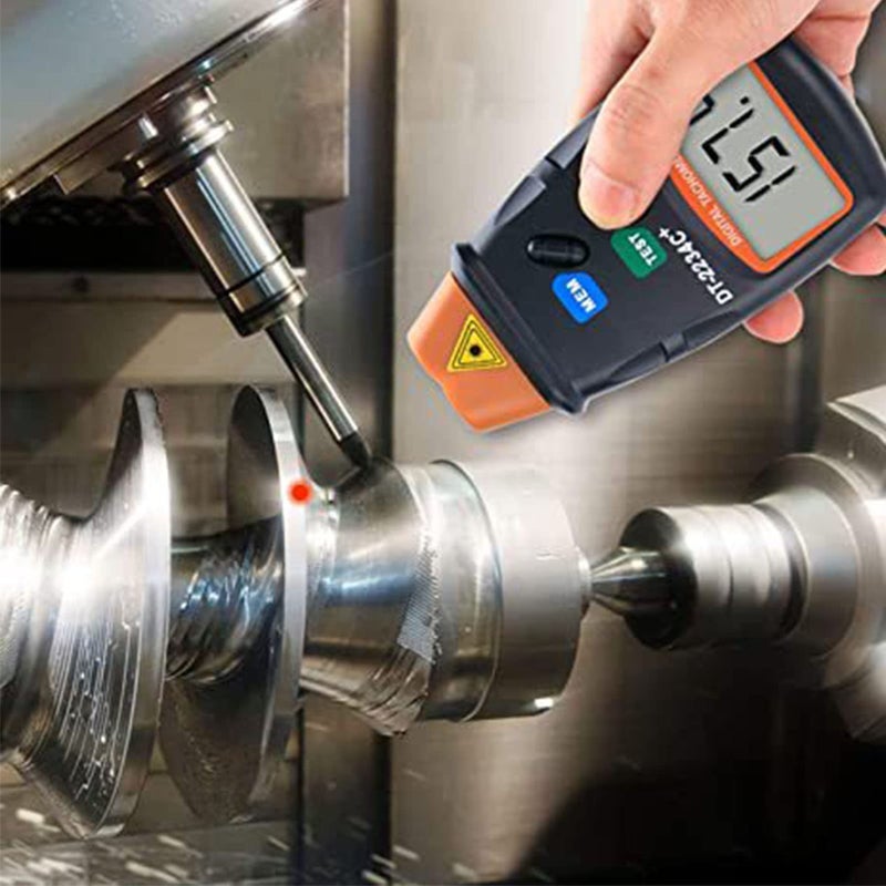 Digital Tachometer RPM Meter 2 5 99999Rpm 0 77In LCD Display For Motors Lathes Machines - Image 5