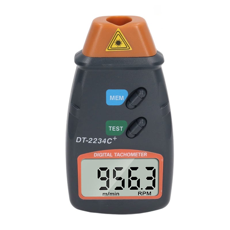 Digital Tachometer RPM Meter 2 5 99999Rpm 0 77In LCD Display For Motors Lathes Machines - Image 2