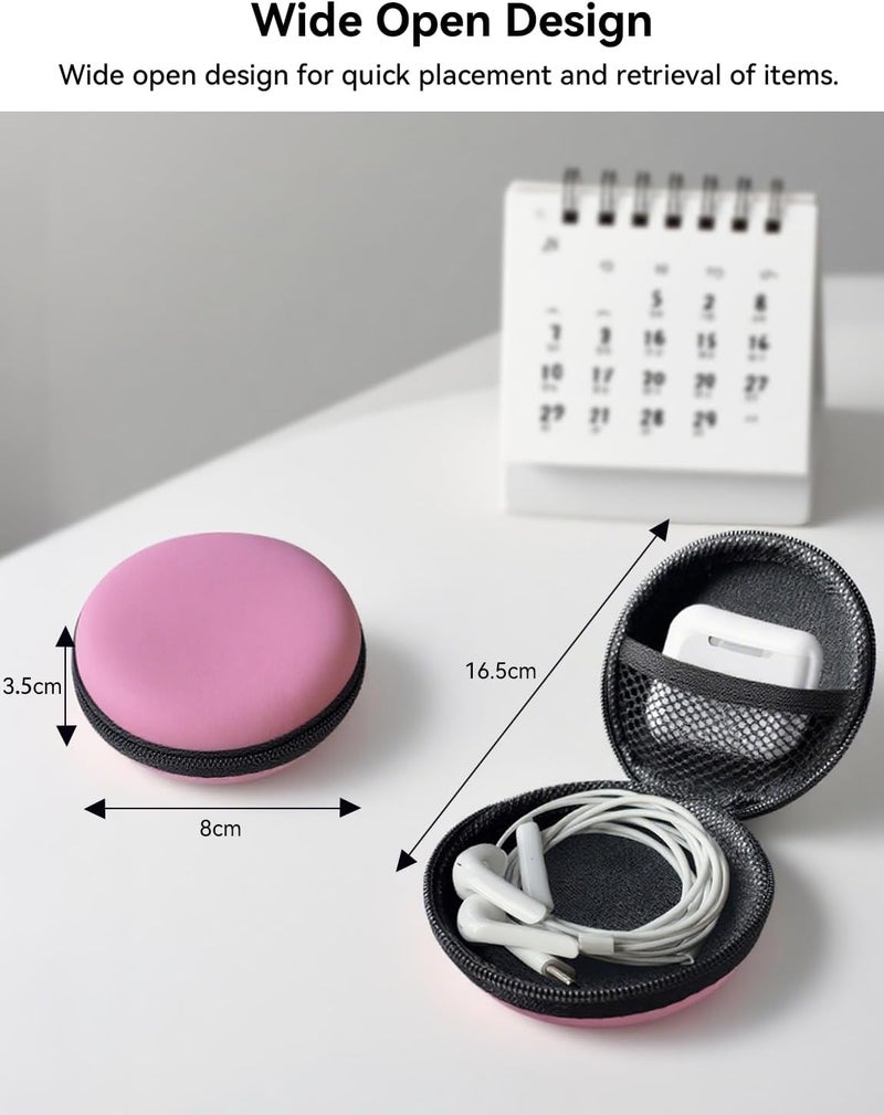 Ahastyle Earphone Case MAS CARNEY Headphone Earbud Hard Protective Carrying Case Bag - Image 3