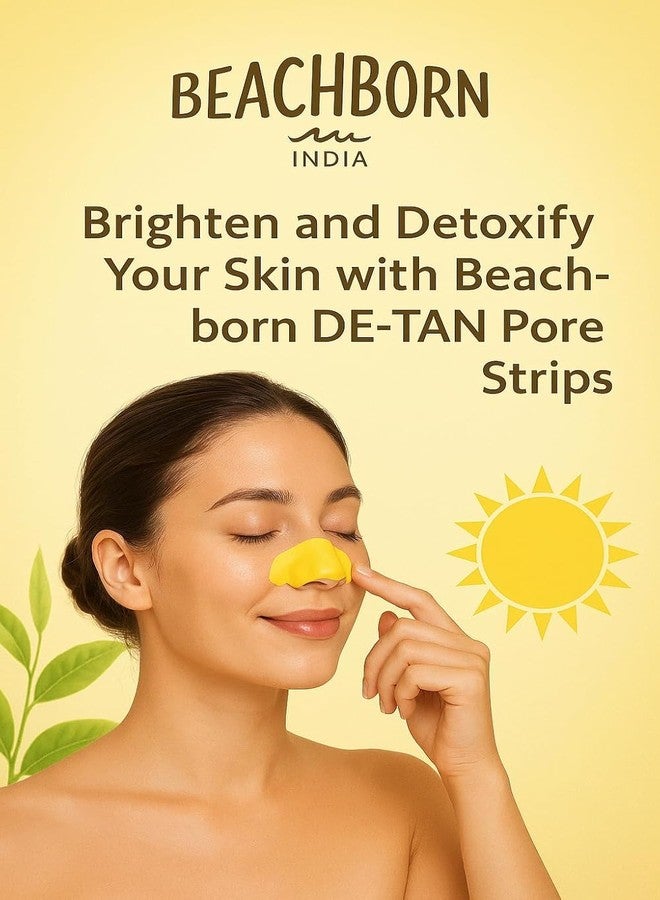 BEACHBORN INDIA Nose Pore Strips | De-Tan Instantly Remove Blackheads Remove Dirt, Oil & Grease For Instant And Painless Blackheads Removal - Image 3