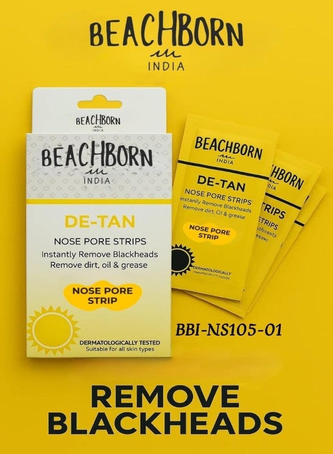 BEACHBORN INDIA Nose Pore Strips | De-Tan Instantly Remove Blackheads Remove Dirt, Oil & Grease For Instant And Painless Blackheads Removal - Image 2