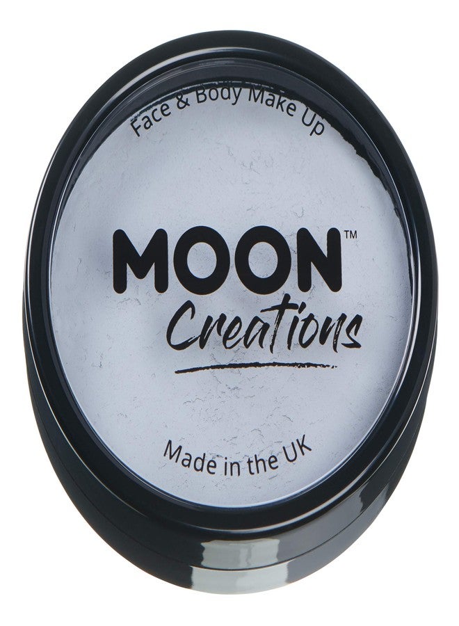 Moon Creations Pro Face & Body Paint Cake Pots by Moon Creations - Light Grey - Professional Water Based Face Paint Makeup for Adults, Kids - 1.26oz - Image 1