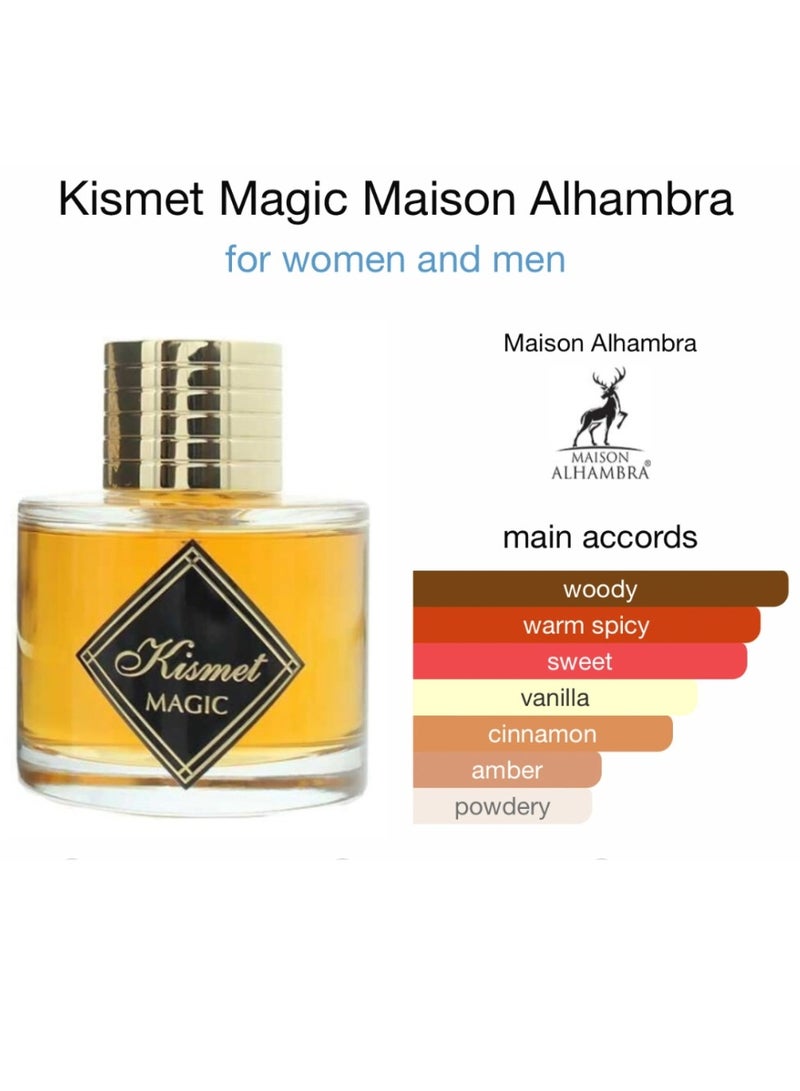 ميزون الهمبرا كيسمت ماجيك ميزون الحمراء عطر للجنسين - أو دو بارفان - 100 مل (مستوحى من كيليان أنجلز شير) - Image 4