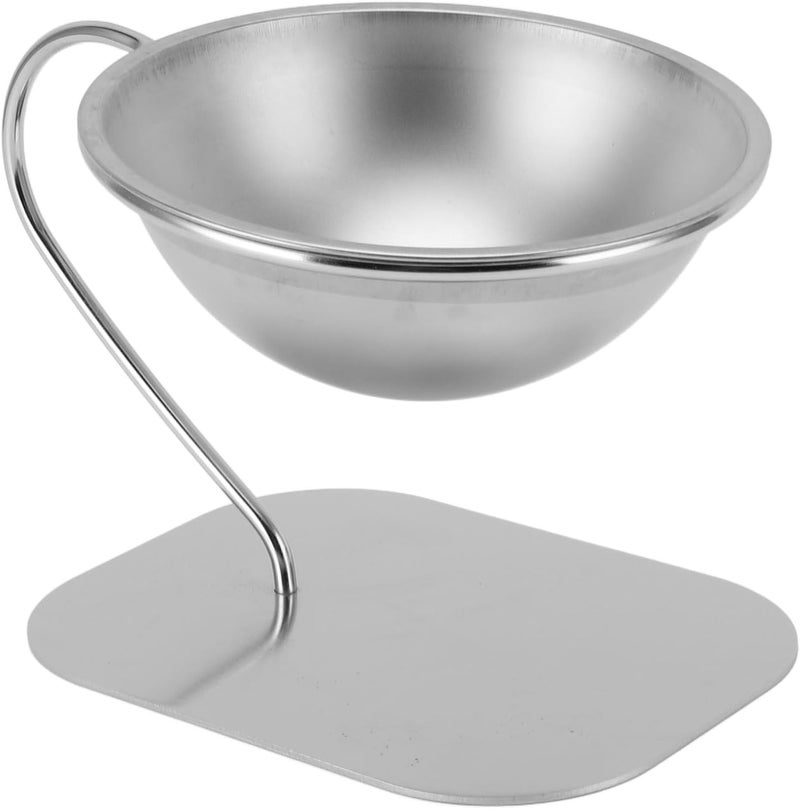 Elevated Cat Bowl, Stainless Steel Elevated Cat Food Bowls Raised Food Bowl with Anti Slip Metal Stand for Indoor Cats Dogs Small Puppies Fat Faced Breeds - Image 3