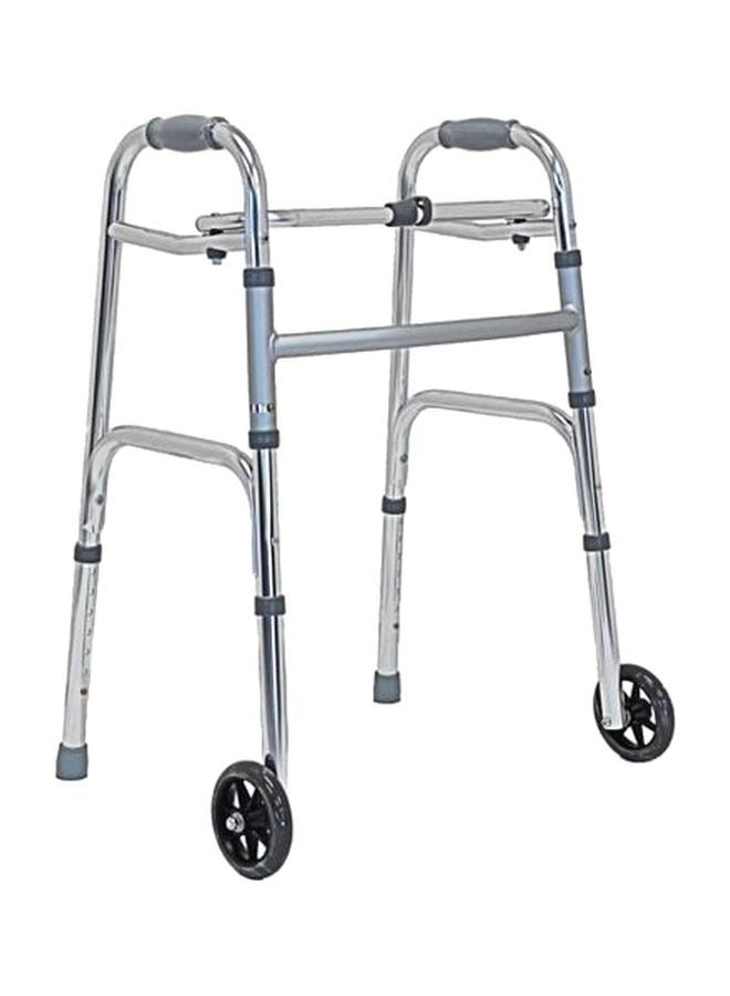 China Foldable Walker with Wheels – Safe and Durable Design for Patients, Seniors, and Special Needs