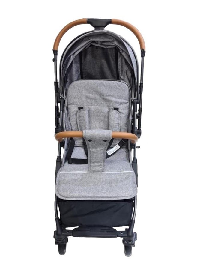 ستار كيدز عربة أطفال قابلة للطي ومزود بأوضاع استلقاء متعددة ومظلة قابلة للتعديل - Image 1