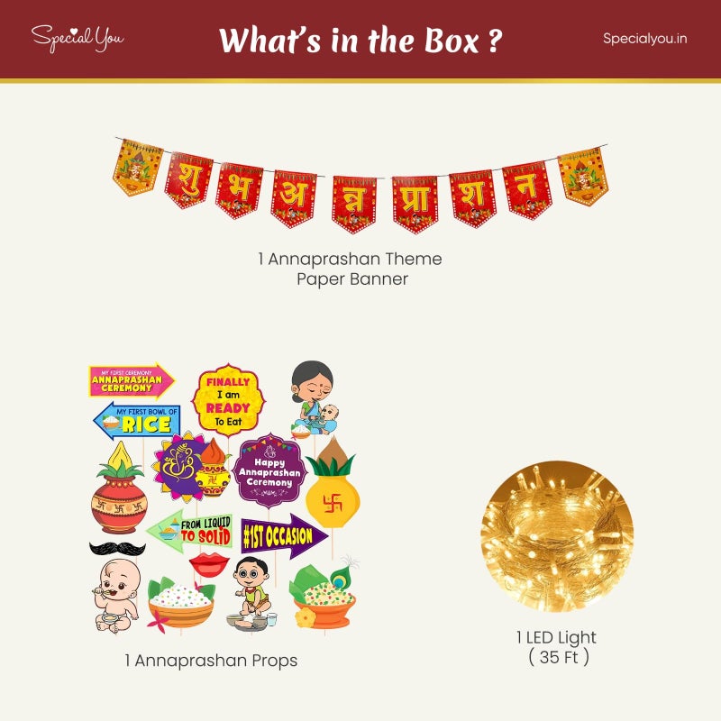 SpecialYou.in أغراض تزيين أنابراشان الخاصة بك، تزيين تقليدي، أغراض تزيين حفل الأرز، أدوات تصوير أنابراسانام - Image 3
