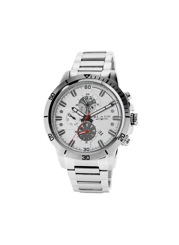 BLADE Virtuoso White 3627G2SWS SS Case & Band Multifunction Men's Watch