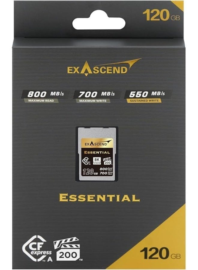 Exascend  Essential 120GB CFexpress Type A Memory Card - Image 2