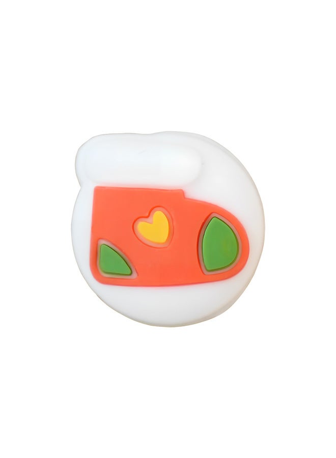 Switch Rocker Cap Theme Silicone Rocker Cap Two Pack Suitable For NS Handle Button Protective Cover-Product Color:Love Shoes 2 Pieces Transparent Small Box - Image 1