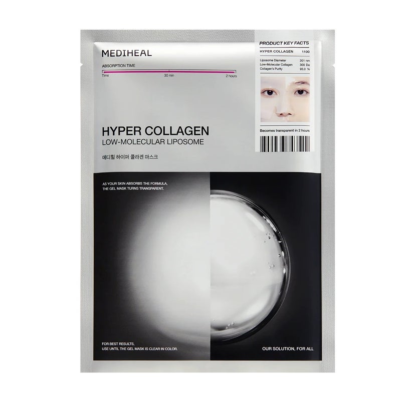 Mediheal Hyper Collagen Firming and Hydrating Gel Mask for Elasticity, Pore Refinement, Anti-Aging - 35g
