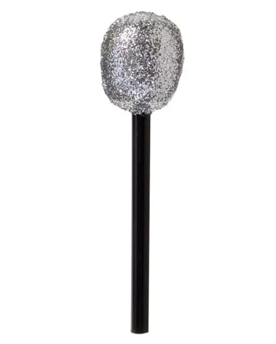 Rhode Island Novelty 10 Inch Glitter Microphone, One per Order - Image 3