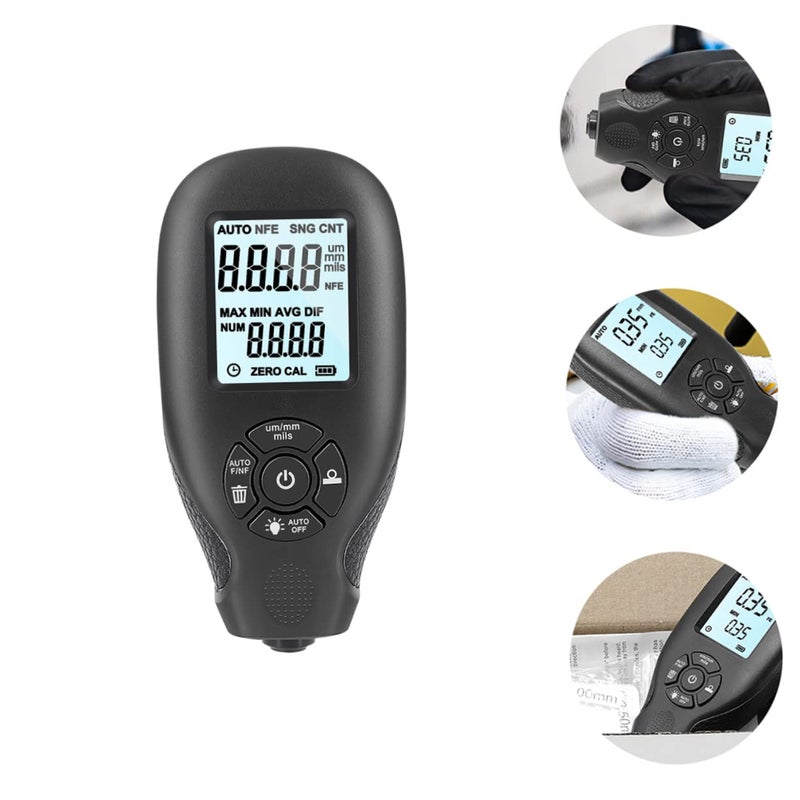 Digital Paint Thickness Gauge 1pc Portable Car Coating Tester Professional Automotive Measurement - Image 4