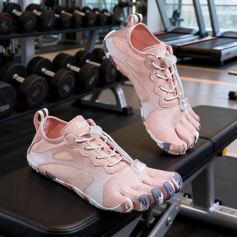 Five-Toe Fitness Shoes for Yoga, Pilates, Weightlifting & More - Breathable, Non-Slip, and    Versatile - Image 2