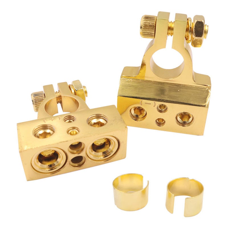 Car Battery Connectors: Gold Zinc Alloy, Corrosion Resistance, Voltage Display - Universal Compatibility, Extended Battery Lifespan for Car Battery Maintenance - Image 5