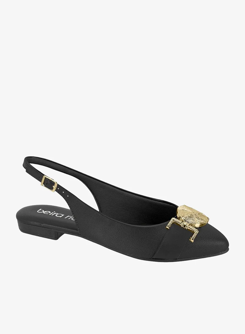 Beira Rio Beira Rio Women’s Flat Sandals with Back Strap – Secure Fit and Lightweight Daily Wear