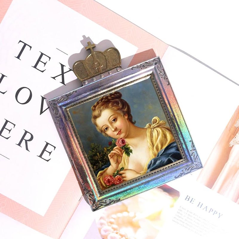 Crown Shaped Epoxy Resin Picture Mold Silicone Photo Frame Hand Making Accessories Color A - Image 5