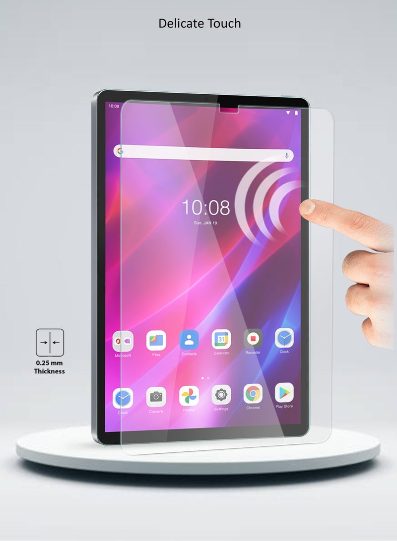 Wtech Lenovo Tab K10 4G 2021 910.3 inch) - 9H Ultra HD Tempered Glass Screen Protector - Clear - Image 4