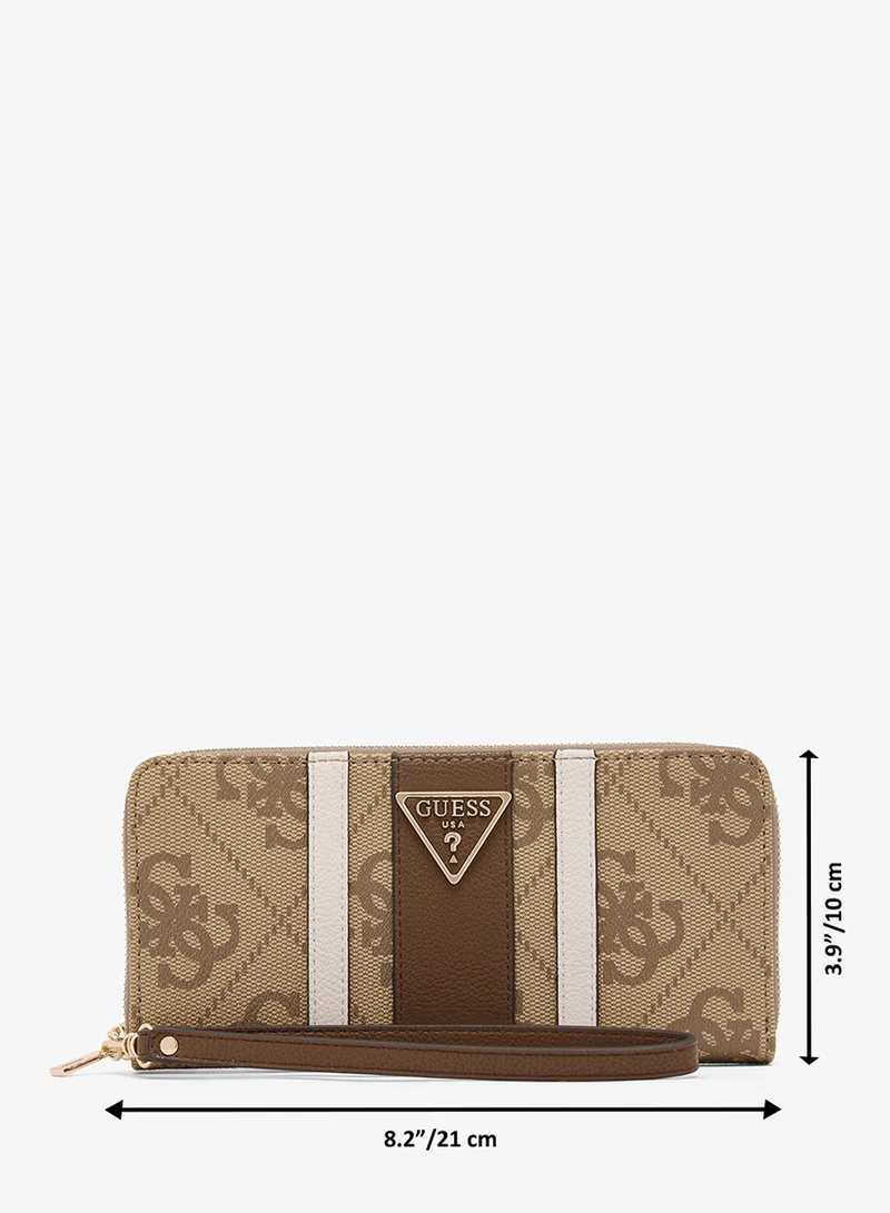 Guess  Laurel II Large Zip Around Bi-Fold Wallet for Women | Best Price UAE