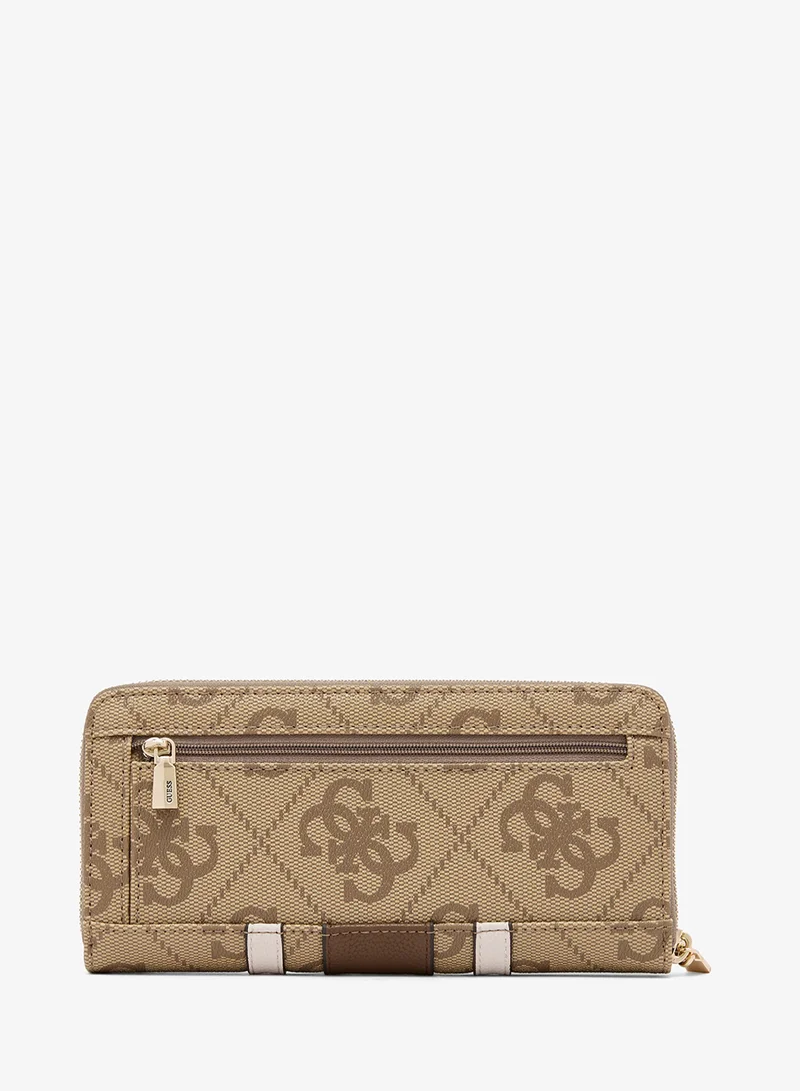 Guess  Laurel II Large Zip Around Bi-Fold Wallet for Women | Best Price UAE