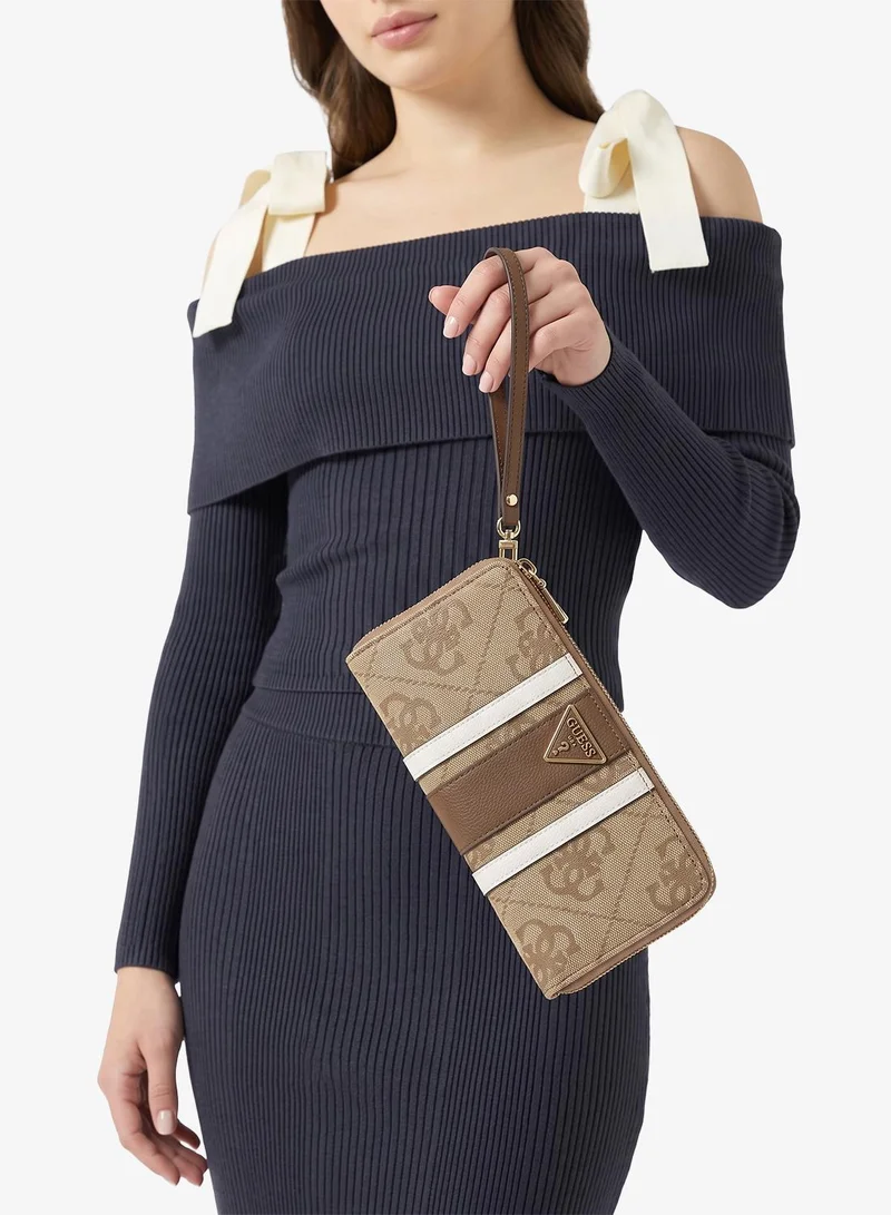 Guess  Laurel II Large Zip Around Bi-Fold Wallet for Women | Best Price UAE