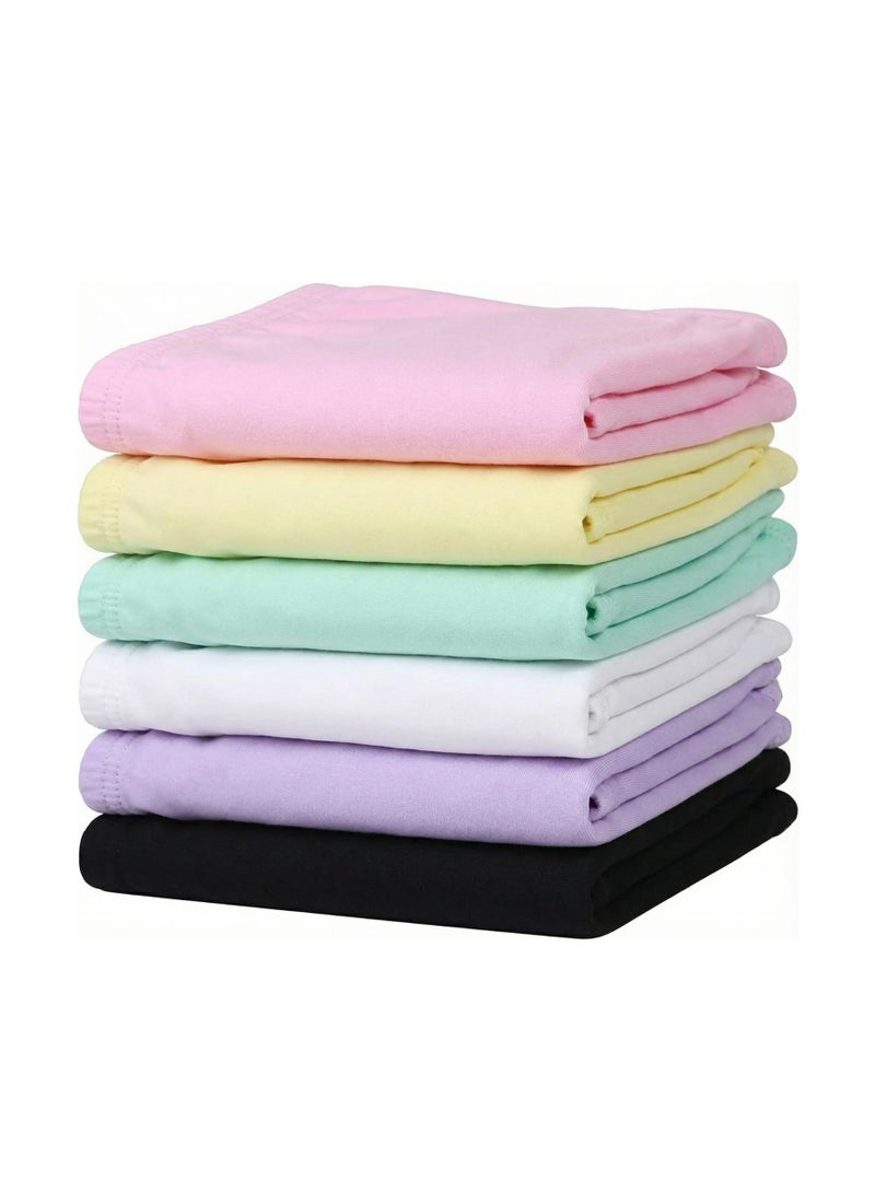 Dahab Women Pack of 6 Classic 100% Cotton Panties Underwear Plain Colors Code 777 - Image 2